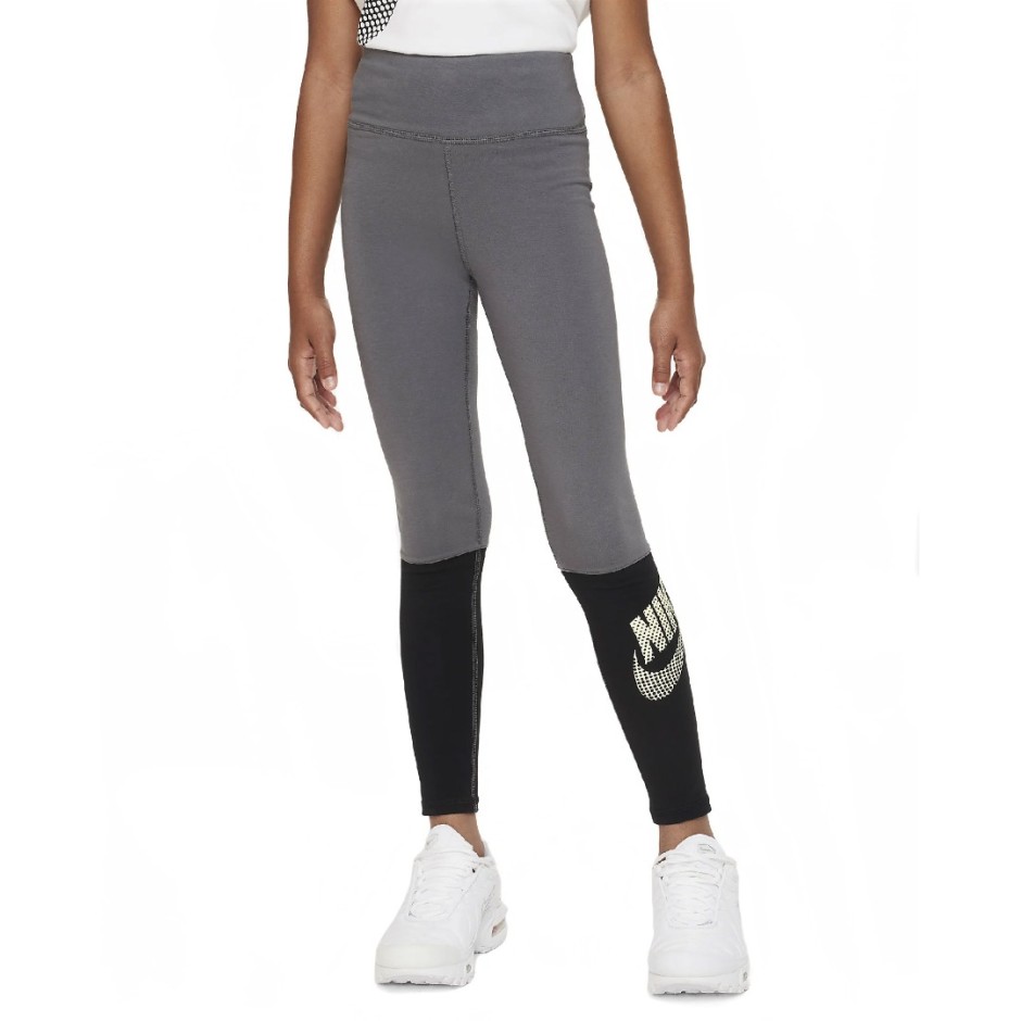 Παιδικό Κολάν NIKE G NSW FAVORITES HW LEGGING DNC Μαύρο 