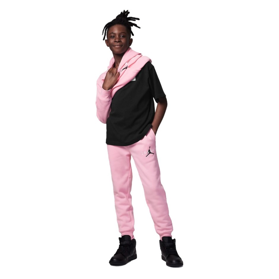 JORDAN SUSTAINABLE FLEECE PANTS Ροζ 