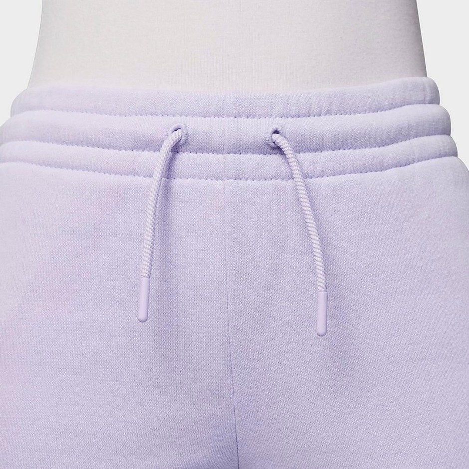 Jordan Icon Play Fleece Λιλά - Παιδικό Παντελόνι Φόρμα