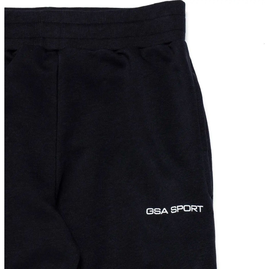 GSA SPORT COTTON JOGGER PANTS(BRUSHED) 28-3409-BLACK Black