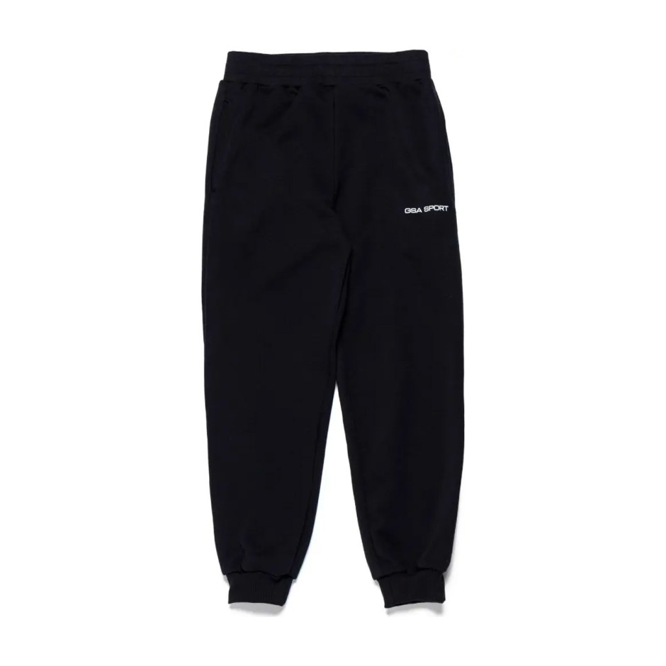 GSA SPORT COTTON JOGGER PANTS(BRUSHED) 28-3409-BLACK Black