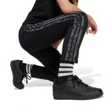 Παιδικό Παντελόνι Φόρμα Μαύρο - adidas Sportswear 3-Stripes Animal Print Εικόνα 2