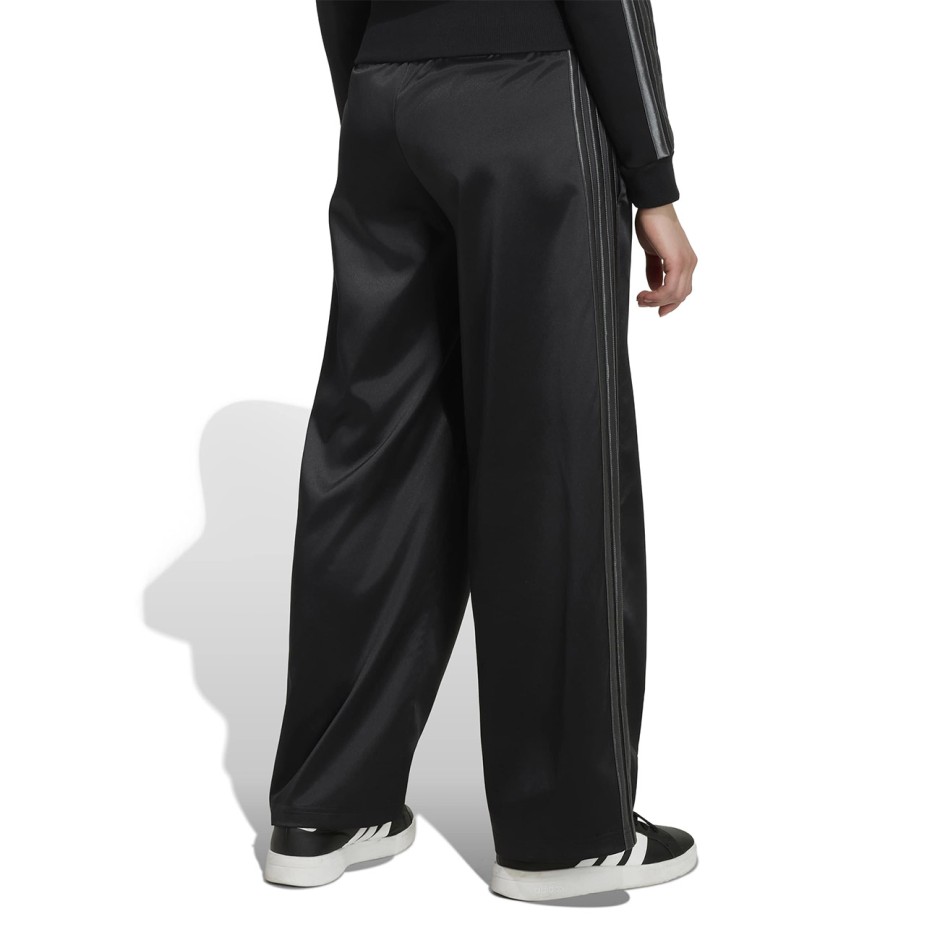 Kids' Pants Black - adidas Sportswear Satin Wide Leg