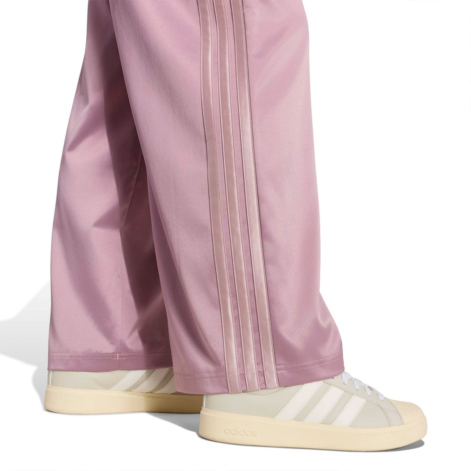 Παιδικό Παντελόνι Φόρμα Μωβ - adidas Sportswear Satin Wide Leg
