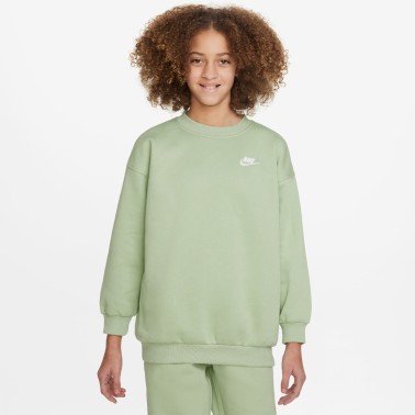 Nike Sportswear Club Fleece Βεραμάν - Παιδική Μακρυμάνικη Μπλούζα