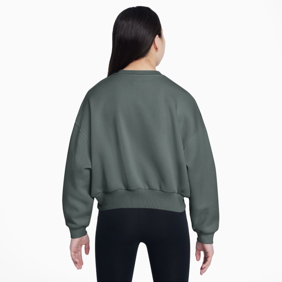Παιδική Μακρυμάνικη Μπλούζα Πετρόλ - Nike Sportswear Club Fleece