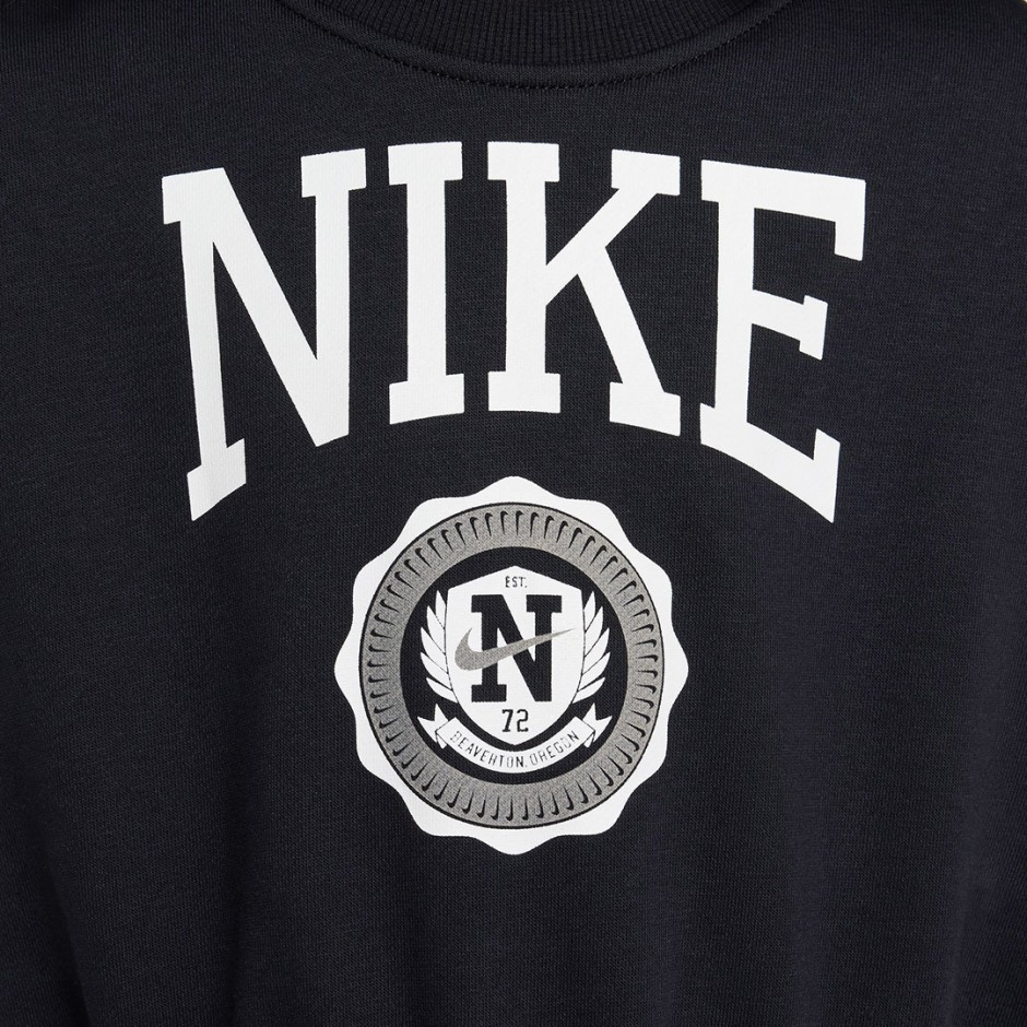 Παιδικό Φούτερ Μαύρο - Nike Sportswear Club