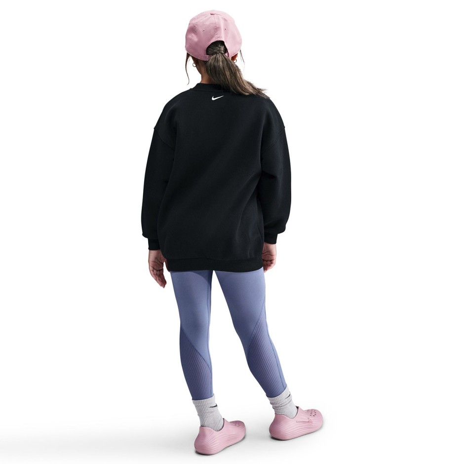 Παιδική Μακρυμάνικη Μπλούζα Μαύρη - Nike Sportswear Club Fleece