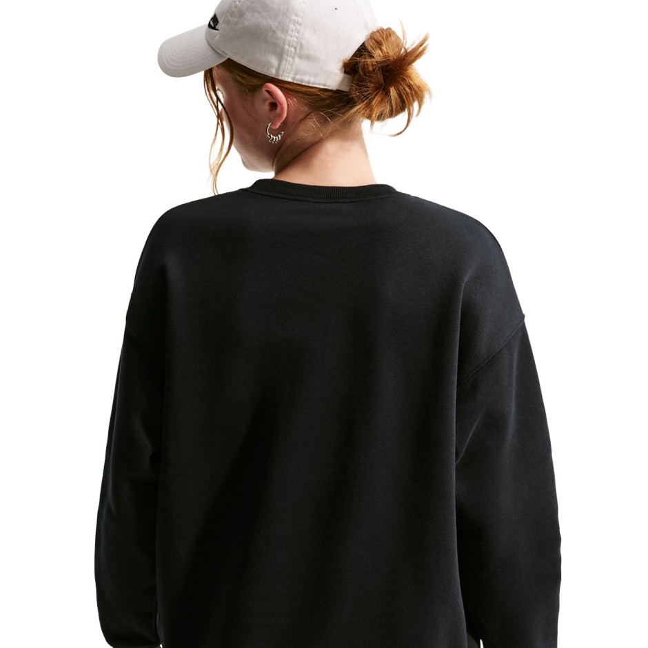 Παιδική Μακρυμάνικη Μπλούζα Μαύρη - Nike Sportswear Studio Fleece 