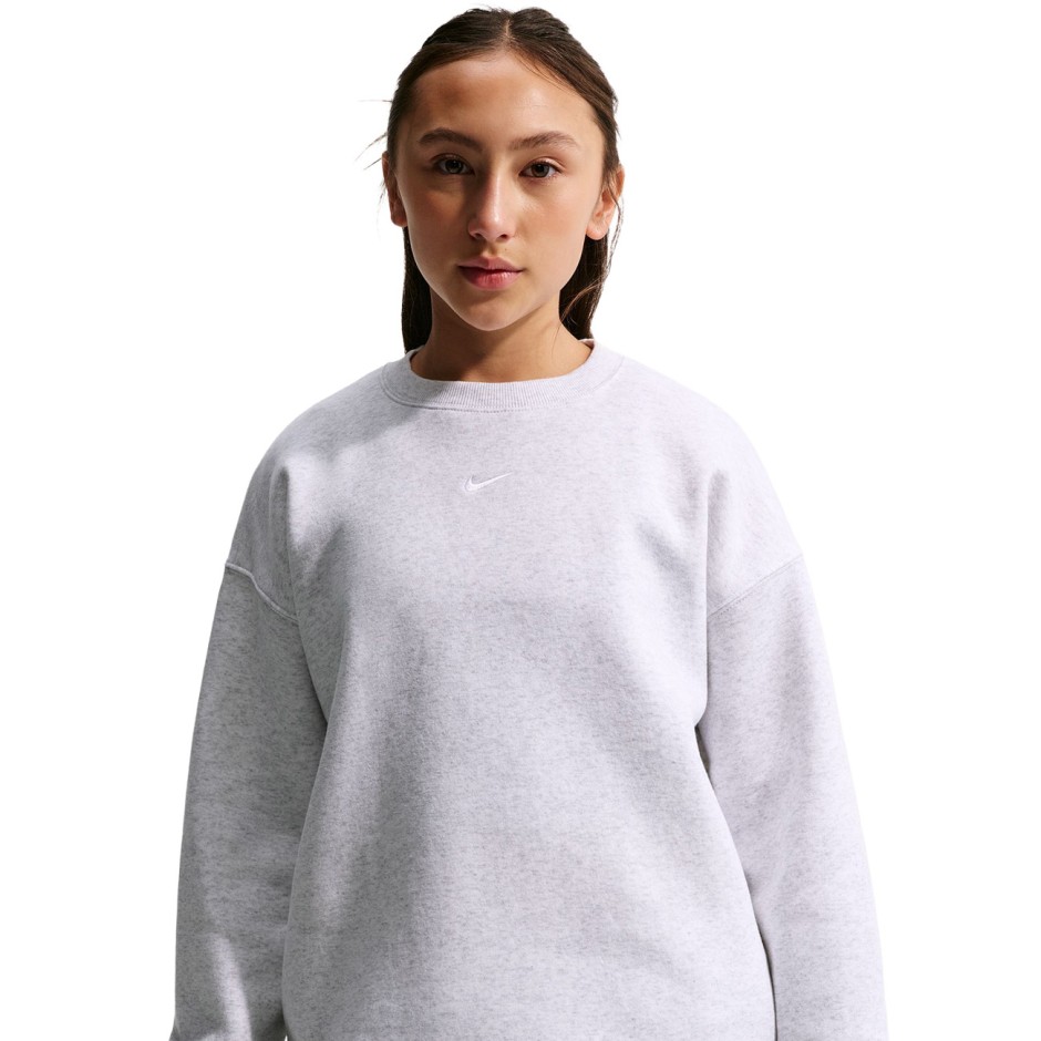 Παιδική Μακρυμάνικη Μπλούζα Γκρι - Nike Sportswear Studio 