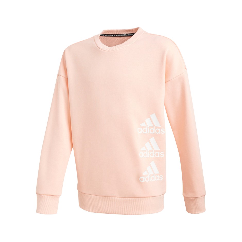 adidas Performance MUST HAVES CREW SWEATSHIRT GE0964 Κοραλί