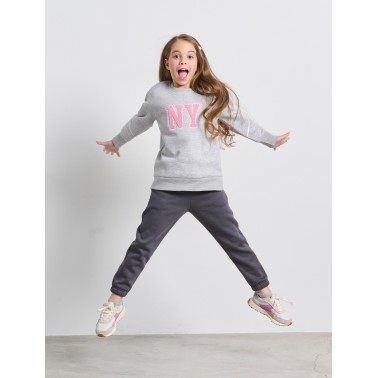 Παιδική Μακρυμάνικη Μπλούζα Γκρι - Bodytalk 'COMFY MiniMe'