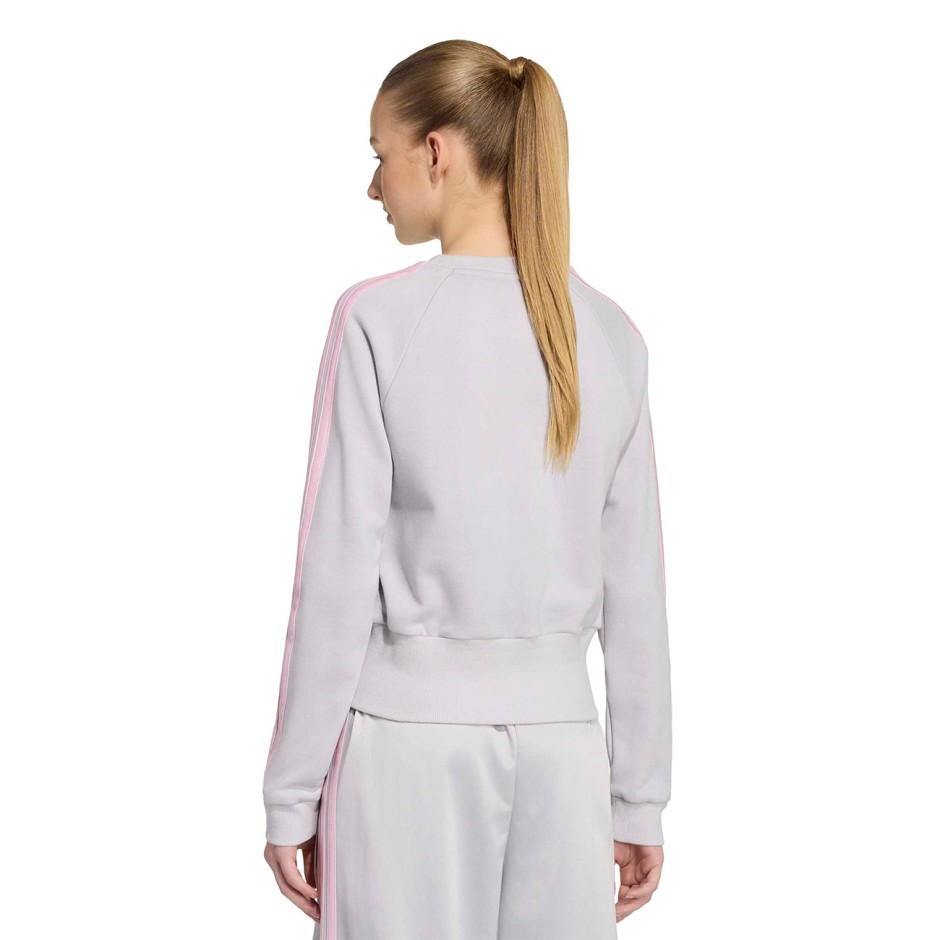 Kids' Sweatshirt Grey - adidas Sportswear Satin 