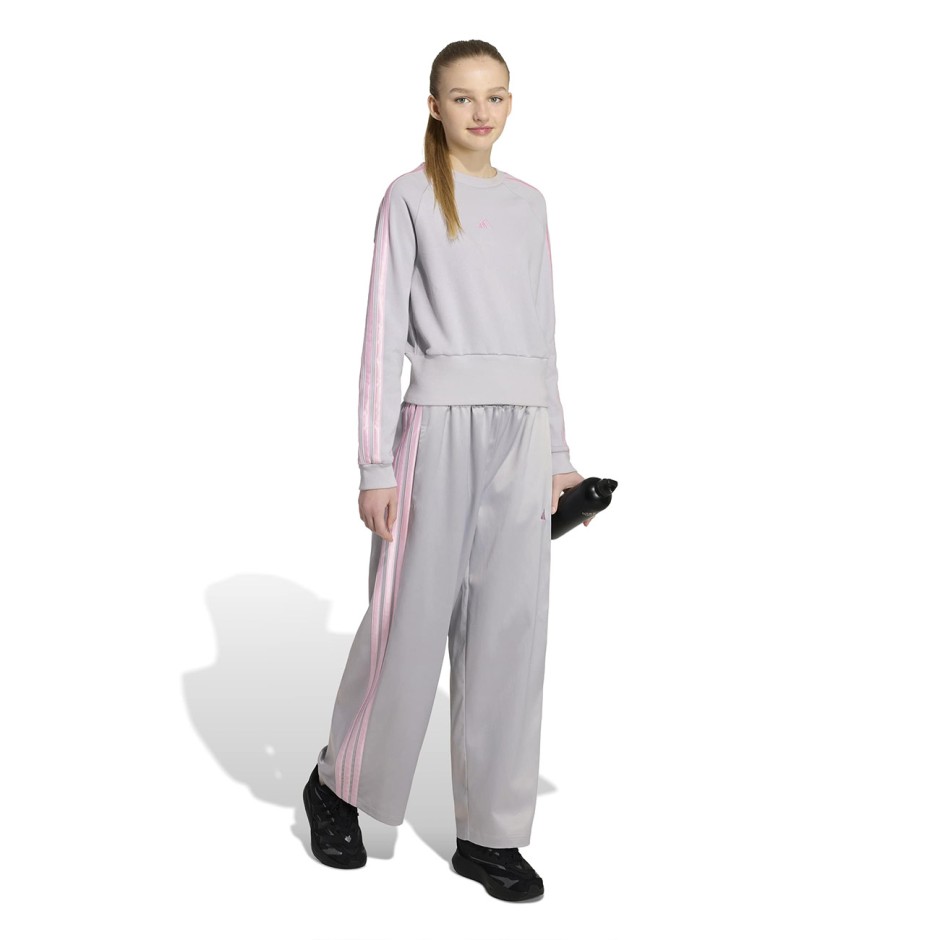 Kids' Sweatshirt Grey - adidas Sportswear Satin 