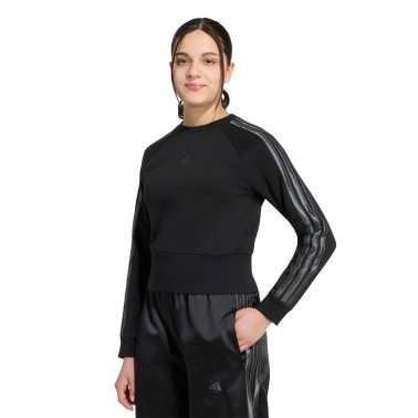 Παιδική Μακρυμάνικη Μπλούζα Μαύρη - adidas Sportswear Satin