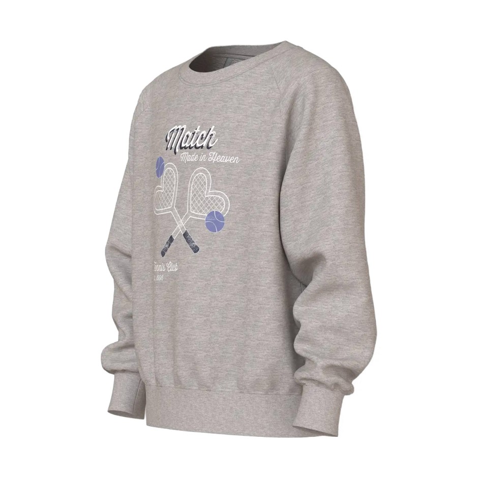 NAME IT NKFVENUS LS NREG SWEAT BRU 13234421-4879777 Grey