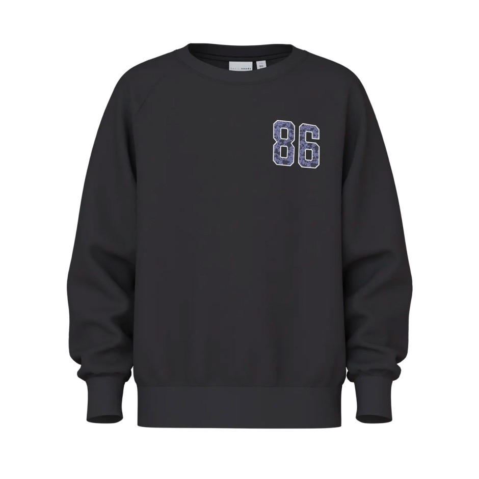 NAME IT NKFVENUS LS NREG SWEAT BRU 13234421-4887876 Black