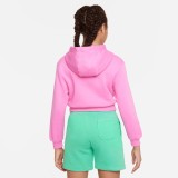 Nike Sportswear Club Fleece Ροζ - Παιδική Μπλούζα Φούτερ Εικόνα 0