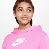 Nike Sportswear Club Fleece Ροζ - Παιδική Μπλούζα Φούτερ Εικόνα 1