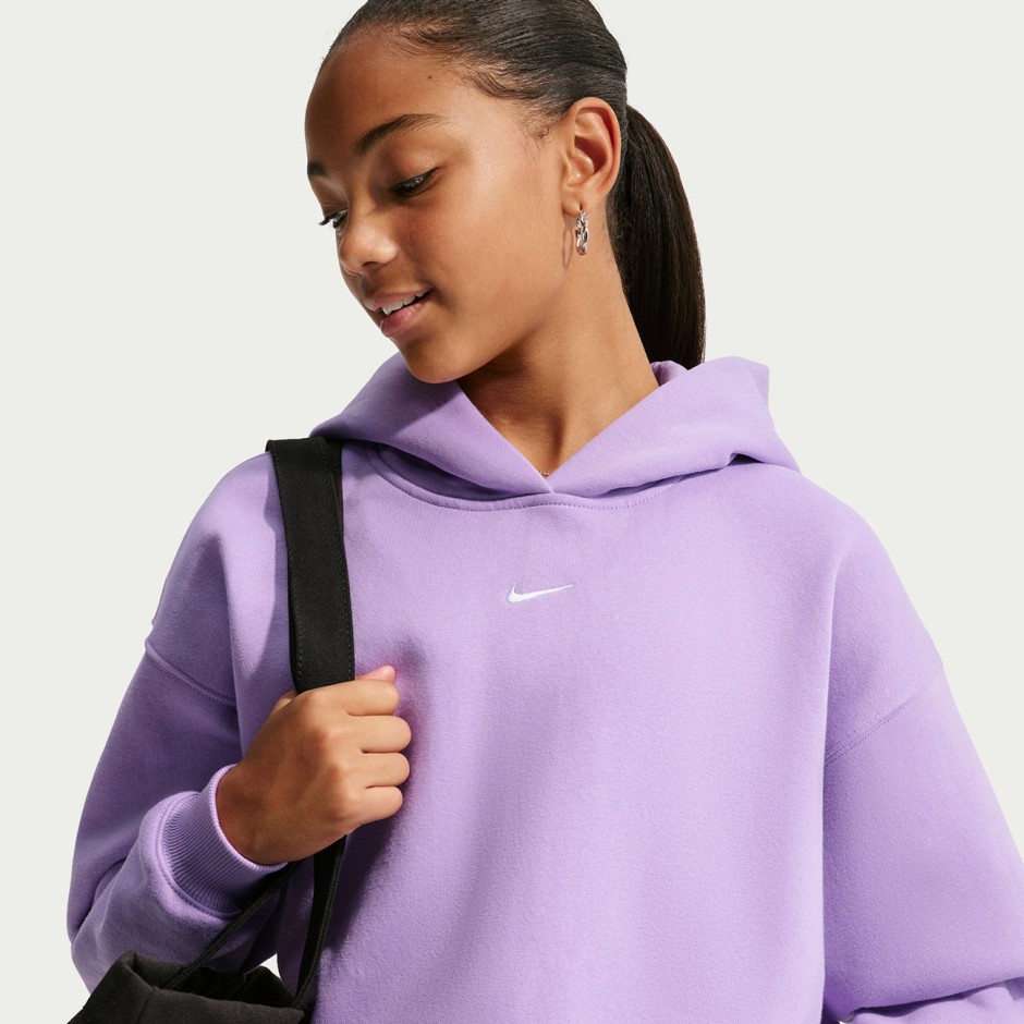 Παιδικό Φούτερ Μωβ - Nike Sportswear Studio Fleece