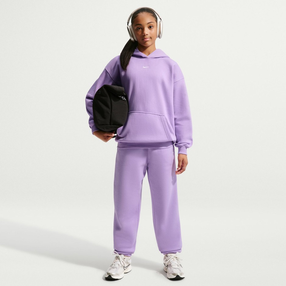 Παιδικό Φούτερ Μωβ - Nike Sportswear Studio Fleece