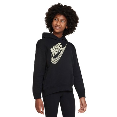 Παιδική Μπλούζα Φούτερ NIKE G NSW OS PO HOODIE Μαύρο 