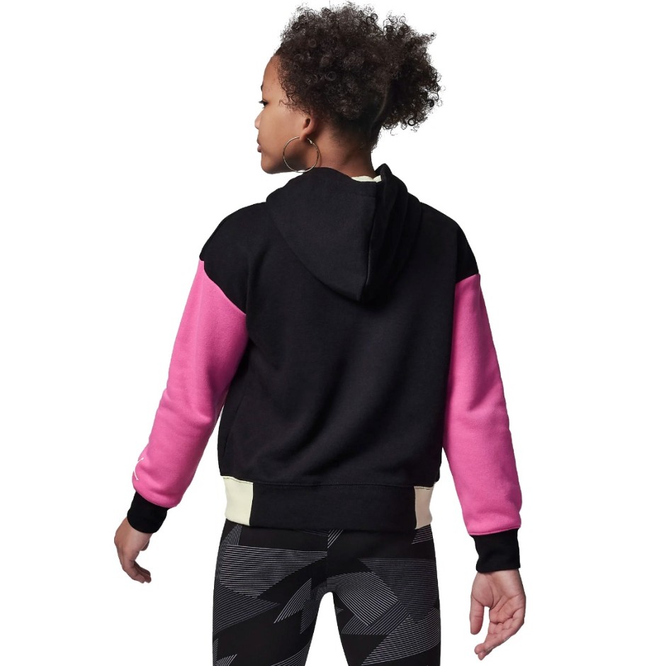 JORDAN JDG GIRLS FUNDAMENTIAL PO HOOD 45C595-023 Black