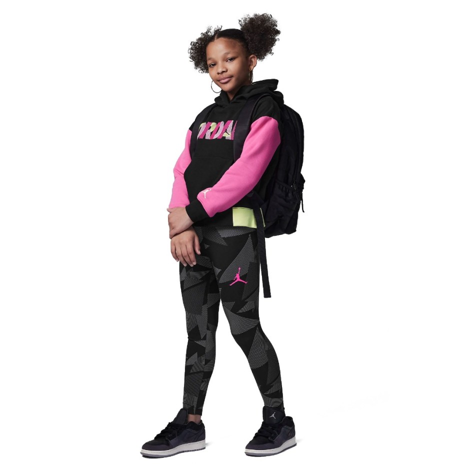 JORDAN JDG GIRLS FUNDAMENTIAL PO HOOD 45C595-023 Black