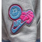 JORDAN BLUE JEANS & BLING PO HOODIE 45F193-G2H Grey Image 3