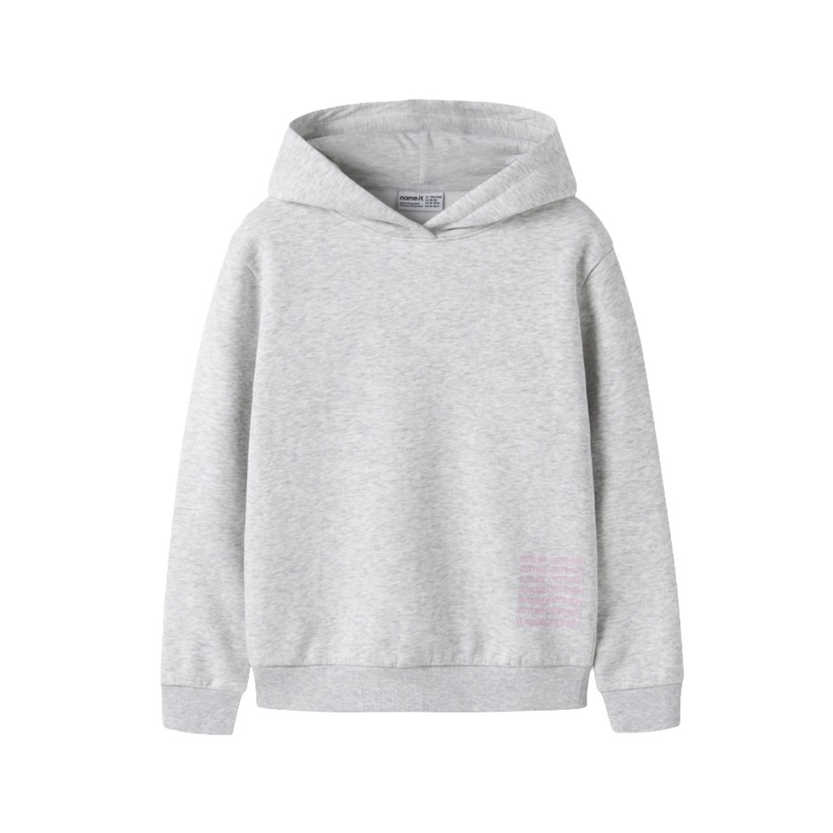 Kids' Hoodie Grey - Name It Nkfnikolisa