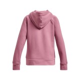 Under Armour Rival Fleece Big Logo Ροζ - Παιδική Μπλούζα Φούτερ Εικόνα 0