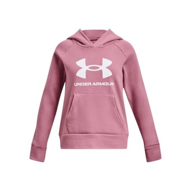 UNDER ARMOUR RIVAL FLEECE BL HOODIE  1379615-697 Pink
