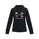 Παιδική Μπλούζα Φούτερ UNDER ARMOUR RIVAL FLEECE BL HOODIE Μαύρο 1373127-001  Εικόνα 