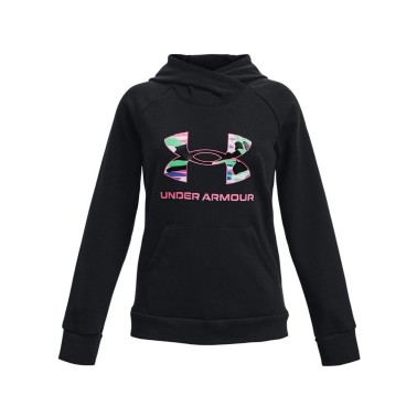 Παιδική Μπλούζα Φούτερ UNDER ARMOUR RIVAL FLEECE BL HOODIE Μαύρο 1373127-001 