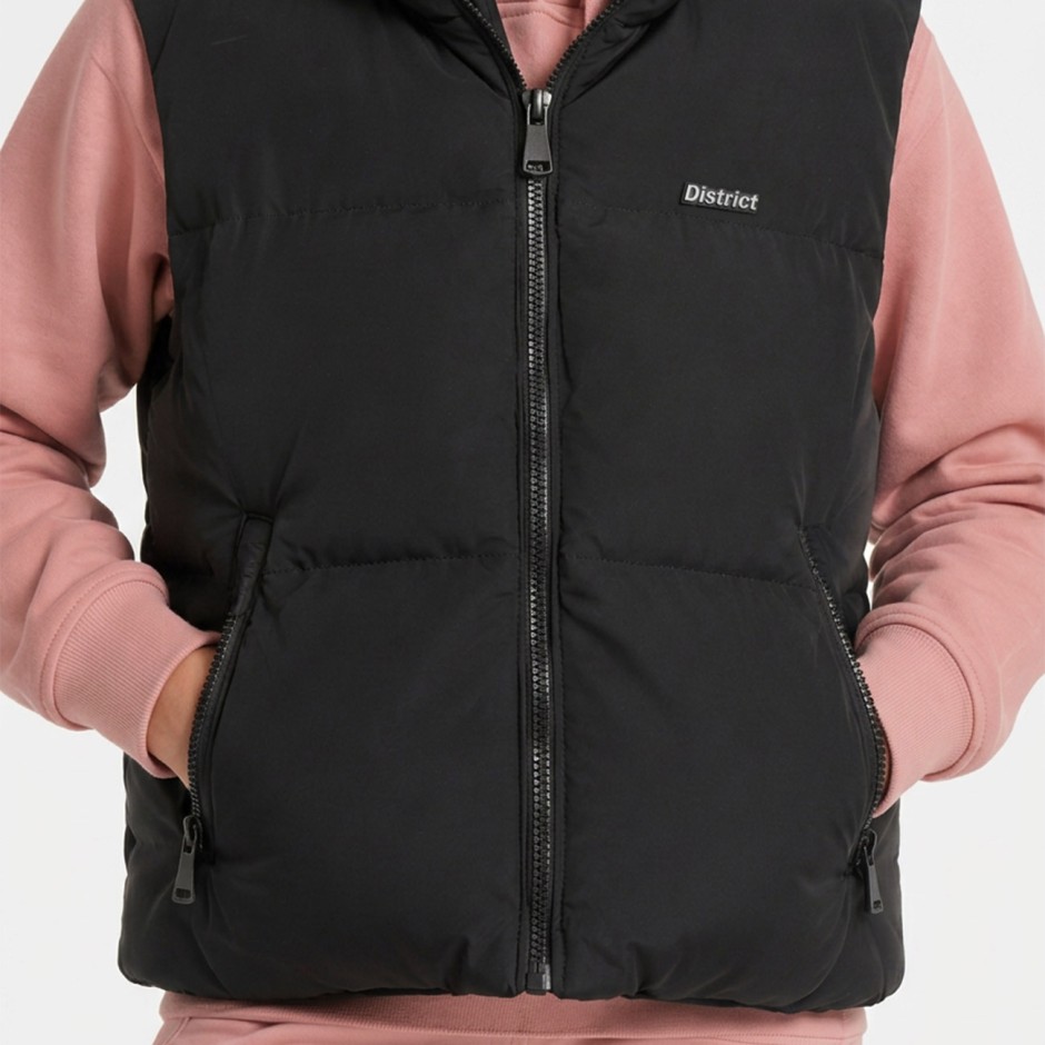 Kids' Vest Jacket Black - District75 