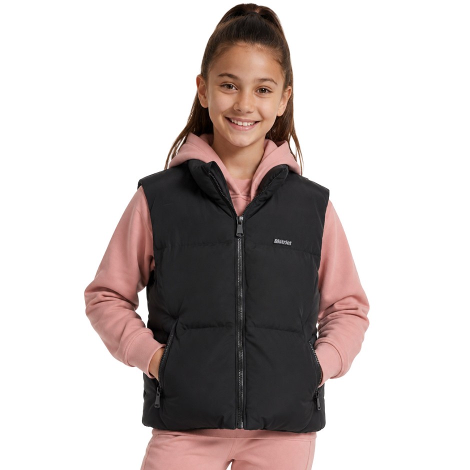 Kids' Vest Jacket Black - District75 