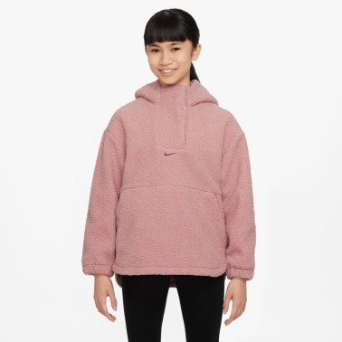 Nike High-Pile Fleece Ροζ - Παιδικό Μπουφάν Φλις