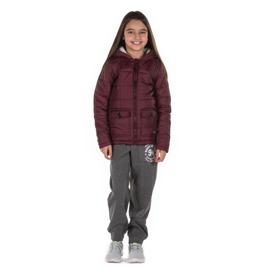 BODY ACTION GIRLS' JACKET 072801-01-08E Μπορντό