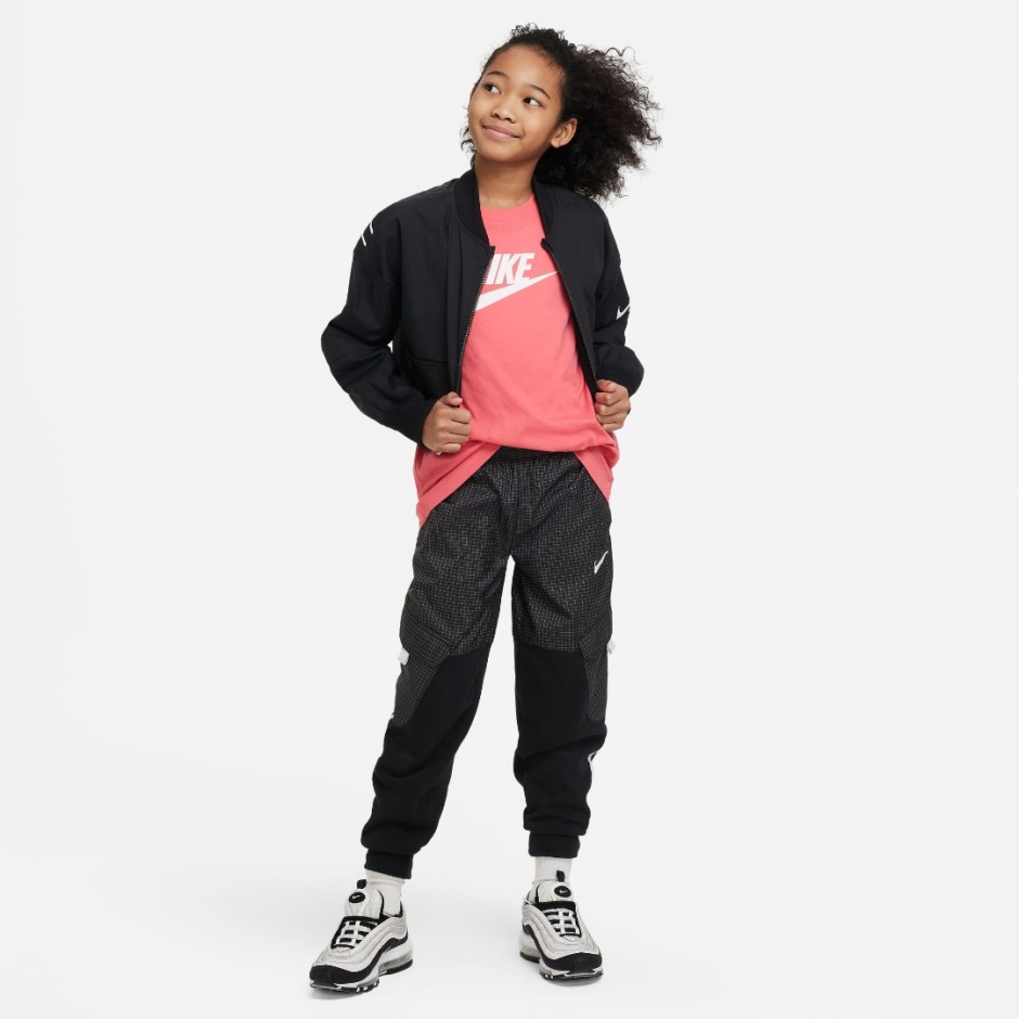 NIKE G NSW TEE FUTURA SS BOY FD0928-894 Coral