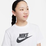 NIKE G NSW TEE FUTURA SS BOY FD0928-100 White Image 1
