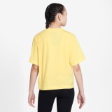 NIKE G NSW TEE BOXY SWOOSH LOGO FN9686-722 Yellow Image 0