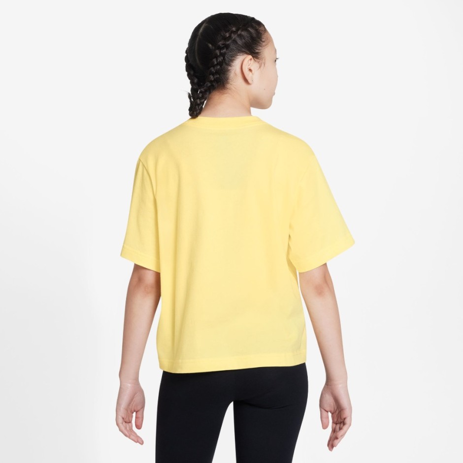 Παιδική Κοντομάνικη Μπλούζα Κίτρινη - Nike Sportswear