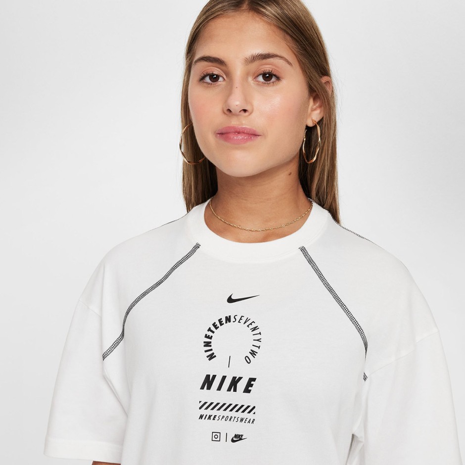 NIKE G NSW TEE OS ESSNTL SW HF6112-100 White