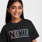 NIKE G NSW TEE ESSENTIAL AOP FZ5561-010 Black Image 1