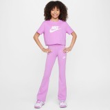 NIKE G NSW TEE CROP FUTURA HBR FZ5548-532 Purple Image 3