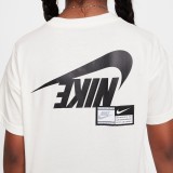 Παιδική Κοντομάνικη Μπλούζα Εκρού - Nike Sportswear Εικόνα 3