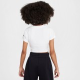 NIKE G NSW TEE GRAPHIC STAR CROP IB3567-100 White Image 0