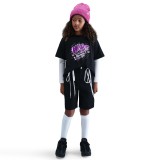 NIKE G NSW TEE ESSNTL DOODLE 2 HV5724-010 Black Image 3