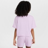 NIKE G NSW TEE CROP FUTURA HBR FZ5548 Lilac Image 0