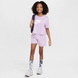 NIKE G NSW TEE CROP FUTURA HBR FZ5548 Lilac Image 3